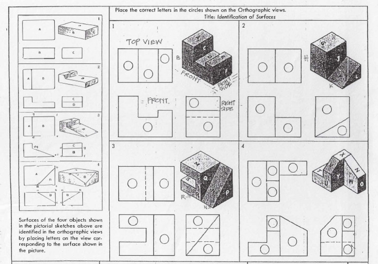 Surface Identification in Orthographic Views | PDF
