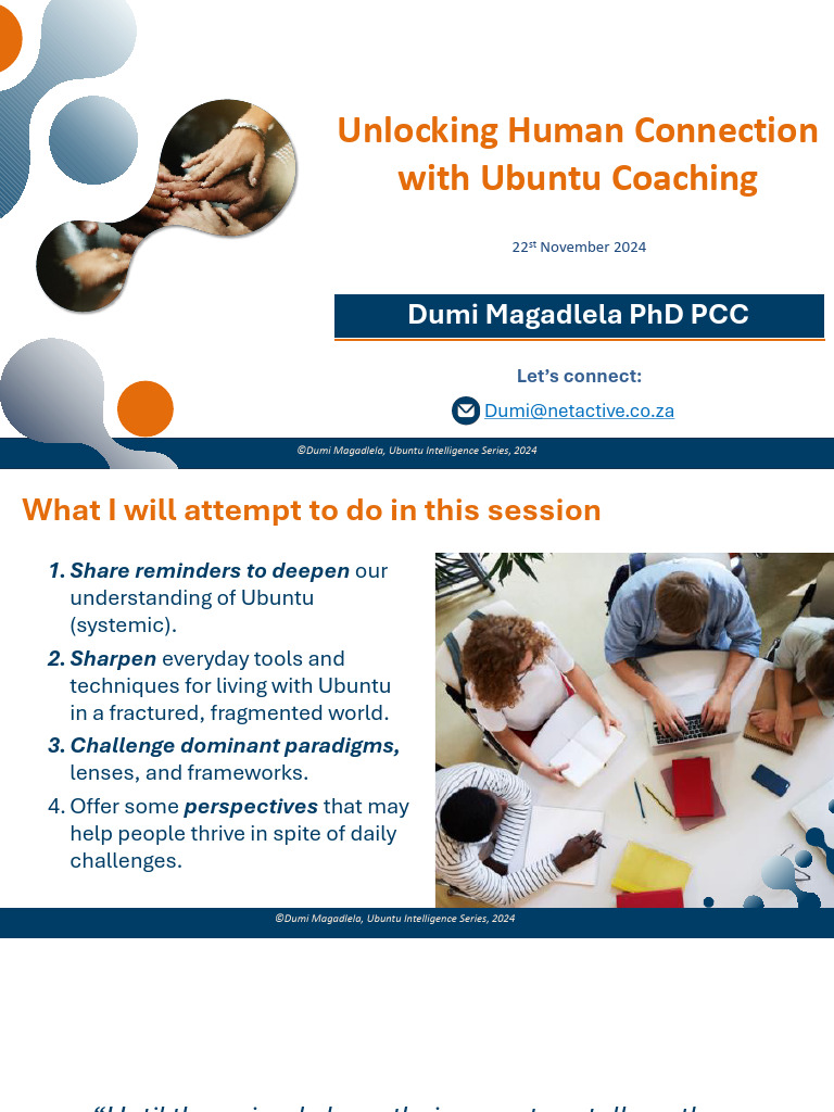 Understanding Ubuntu Coaching Principles | PDF | Hermes Trismegistus