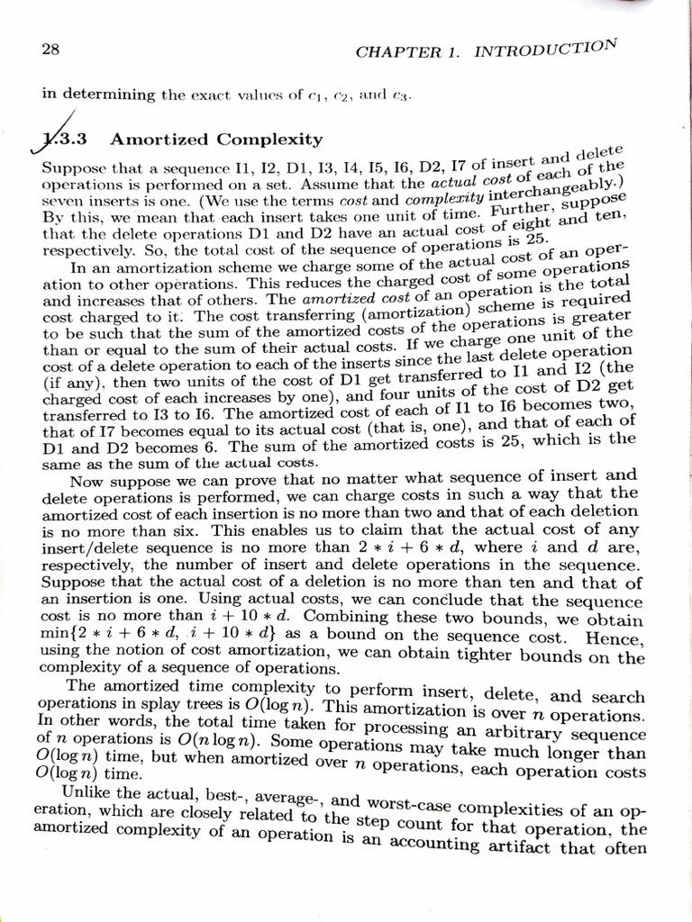 Understanding Amortized Complexity | PDF | Mathematical Analysis ...