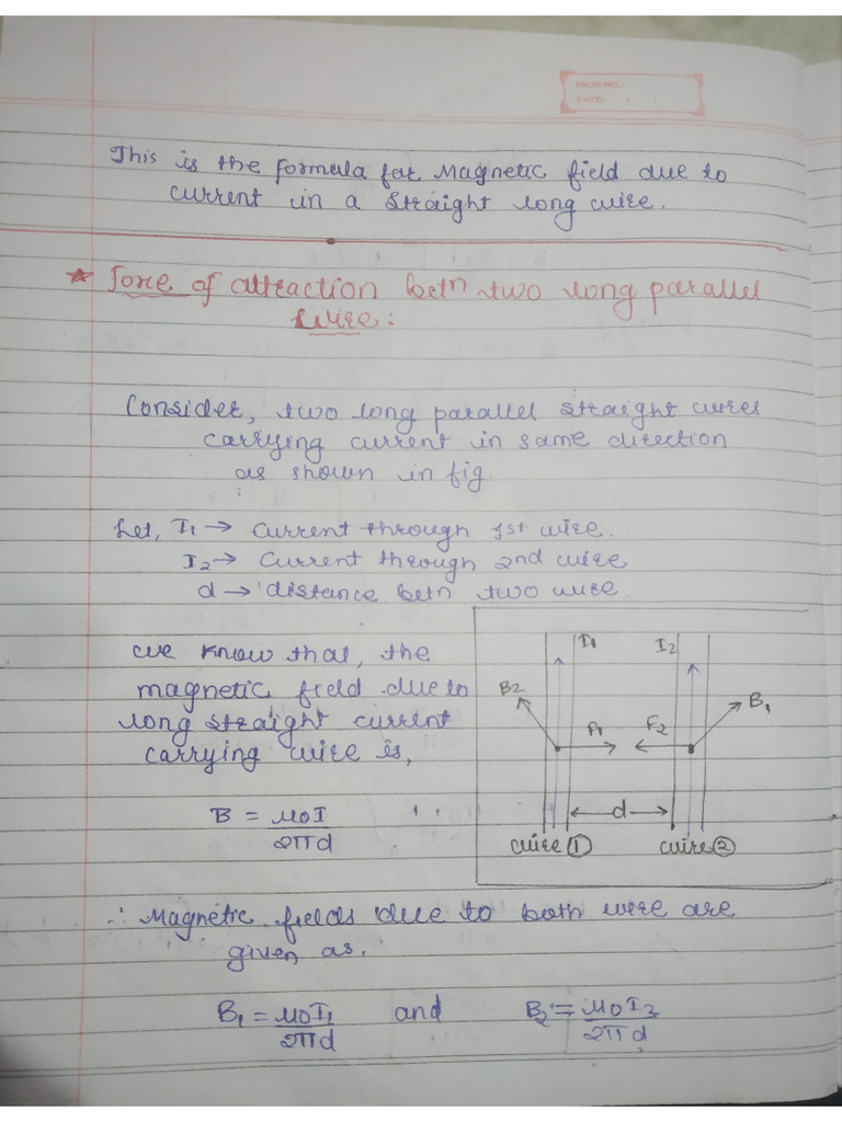 Magnetic Field Due To Electric Current - 04 | PDF