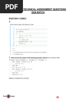 Capgemini Coding Questions Guide 2025 | PDF | String (Computer Science ...