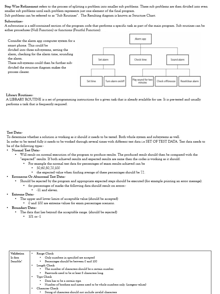 Step Wise Refinement in Programming | PDF | Computer Program | Programming