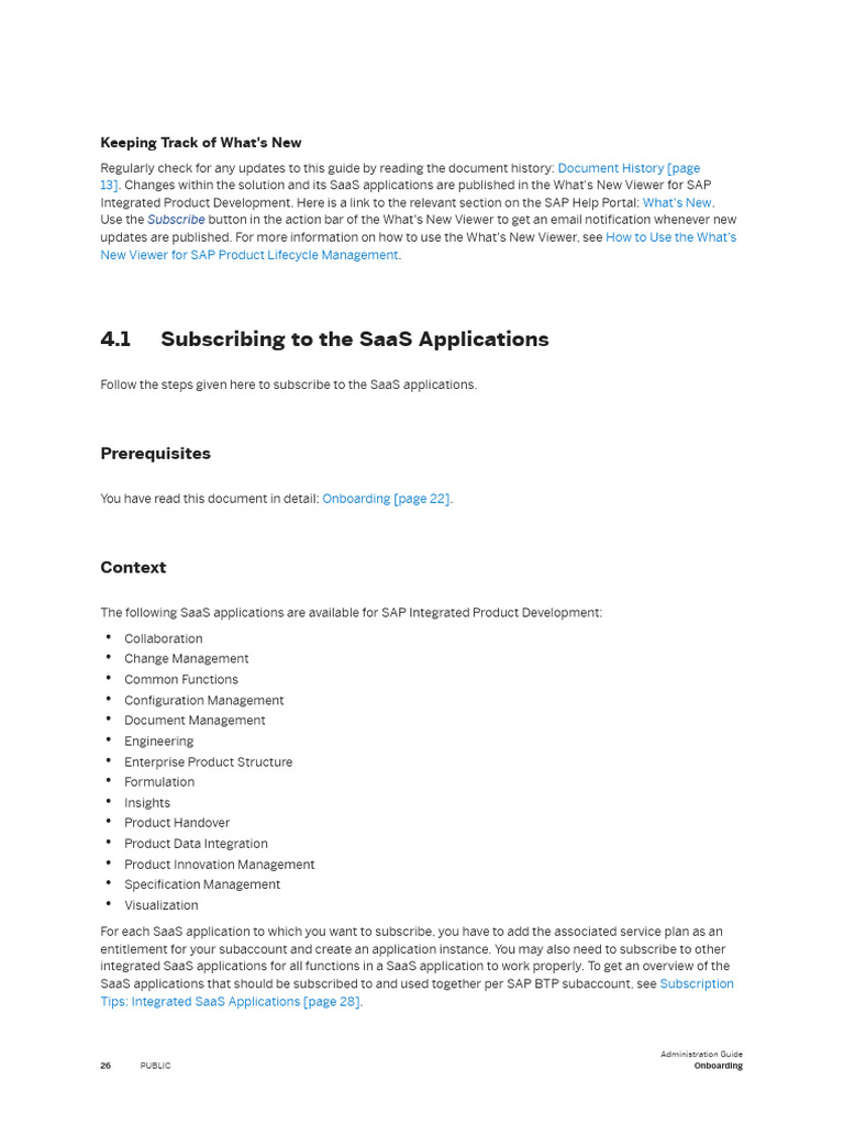 Subscribing to SAP SaaS Applications | PDF | Software As A Service ...