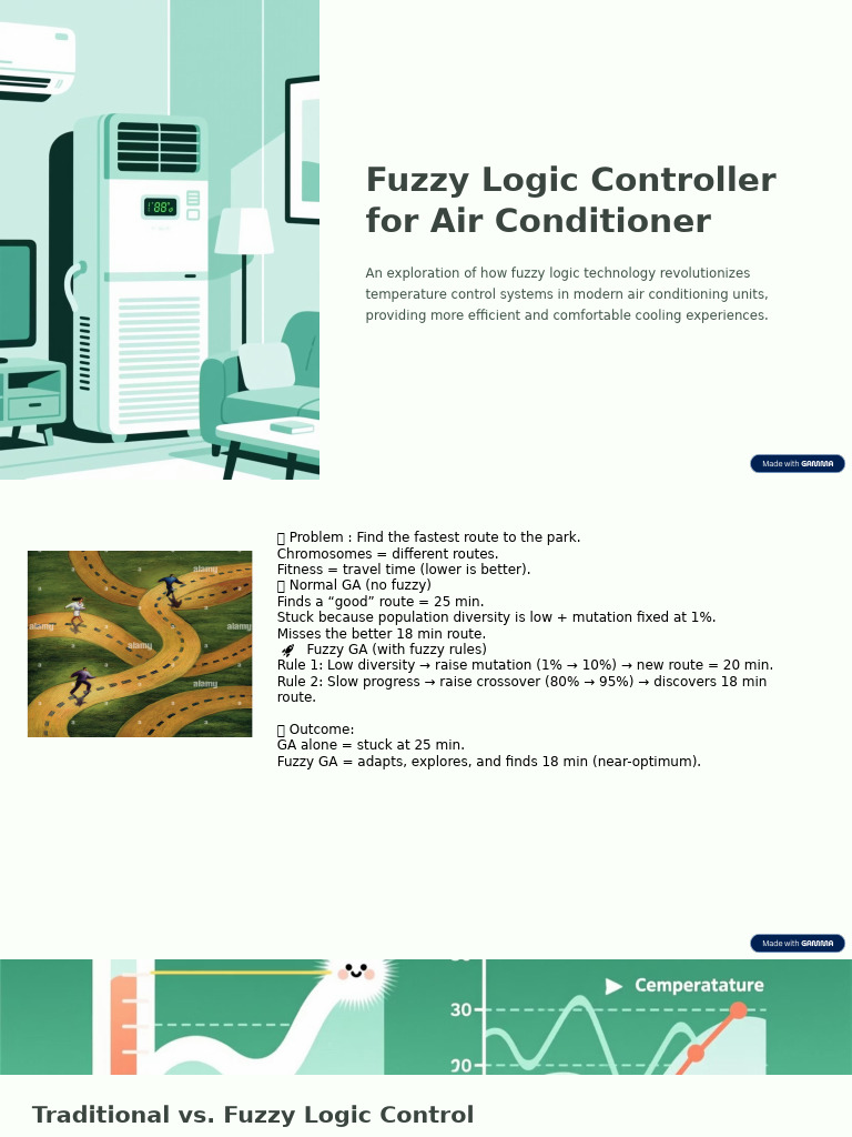 Fuzzy Logic Controller For Air Conditioner | PDF | Fuzzy Logic | Air ...