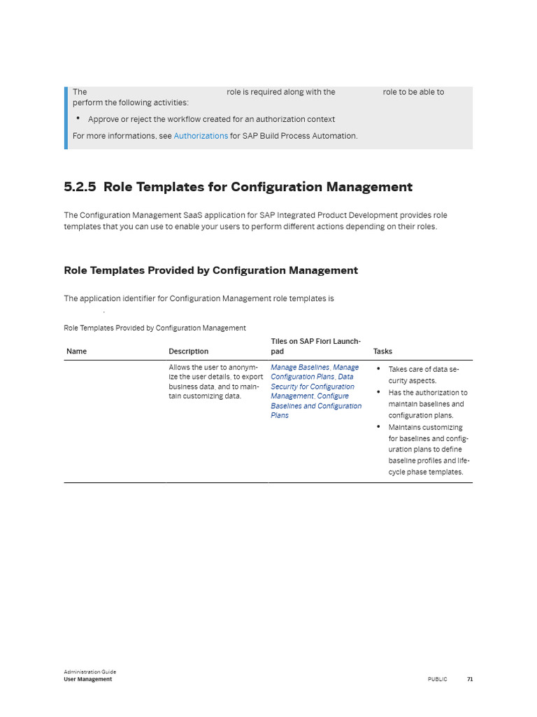 23 Role Templates For Configuration Management | PDF | Application ...