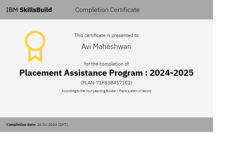 Placement Assistence | PDF