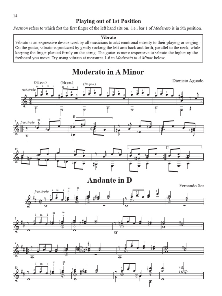 Andante Moderato | PDF | Guitars | Musical Instruments