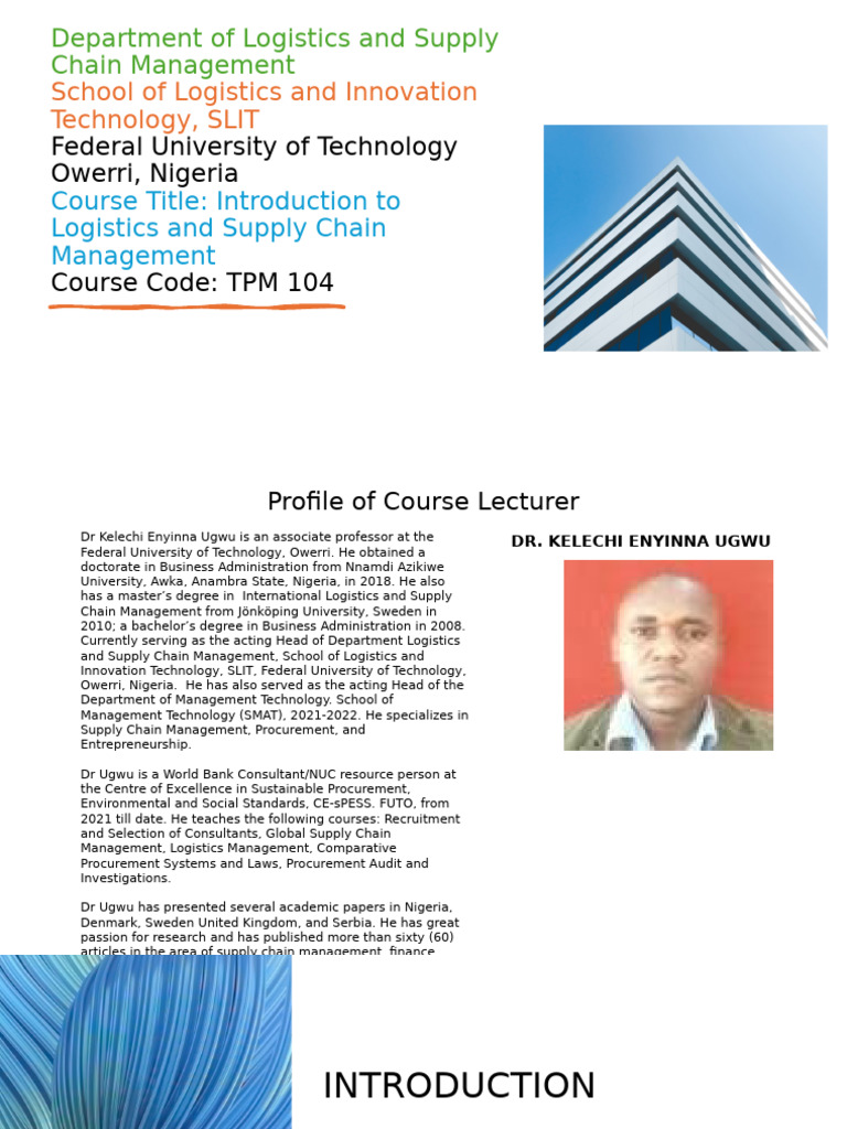 Introduction to Global Supply Chain Management | PDF | Warehouse ...