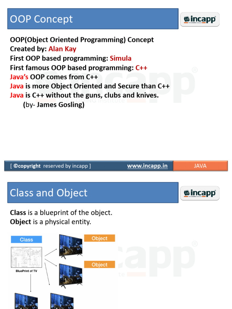 Java OOP Concepts Explained | PDF | Method (Computer Programming ...