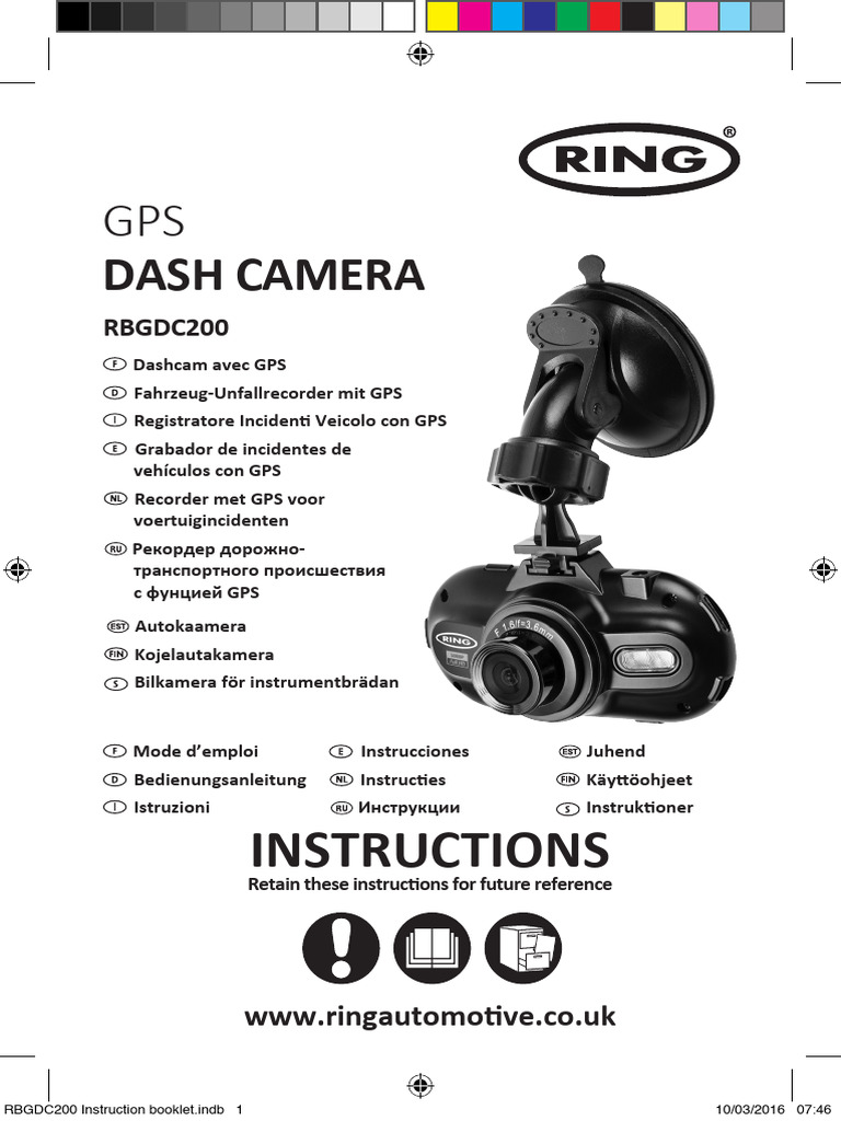 Dash Camera: Instructions | PDF | Personal Computers | Film Speed