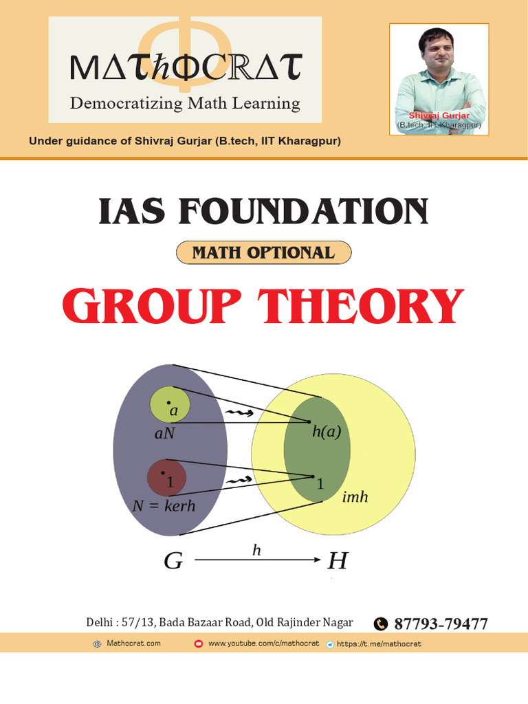 IAS Math Optional Group Theory Guide | PDF