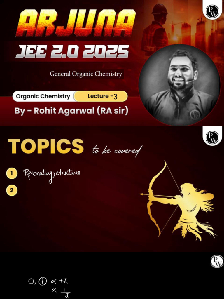 General Organic Chemistry 03 - Class Notes - Arjuna JEE 2.0 2025 | PDF