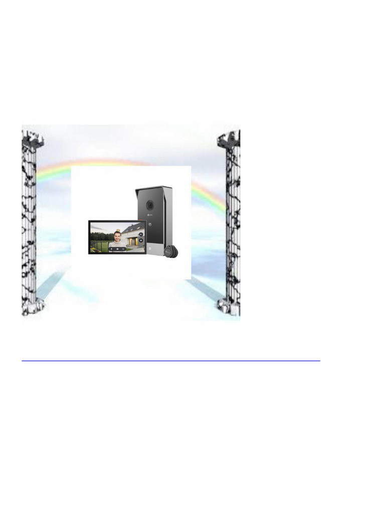 3657 EZVIZ CP7 Video Door Intercom With Door Opener 2K Doorbell With ...