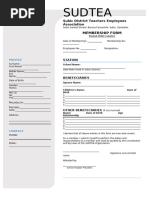 SADTU Membership Application Form | PDF