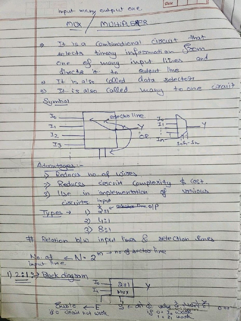 CA Mux and Demux Notes | PDF