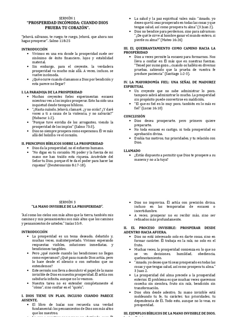 Prosperidad: Fe y Confianza en Dios | PDF | Libro de rut | Epístola a ...