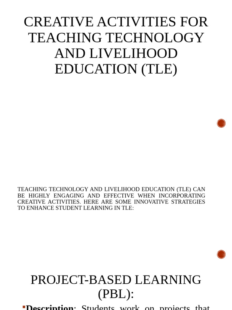 Engaging Strategies for TLE Education | PDF