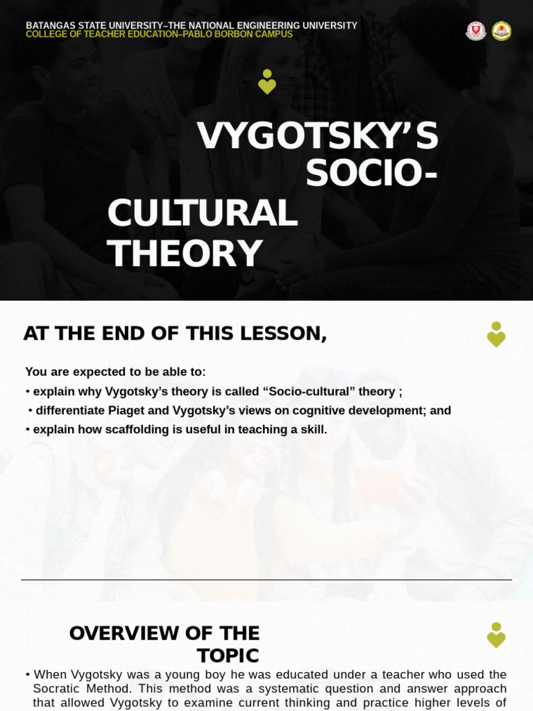 Presentation 10 Vygotskys Socio Cultural Theory | PDF | Cognitive ...