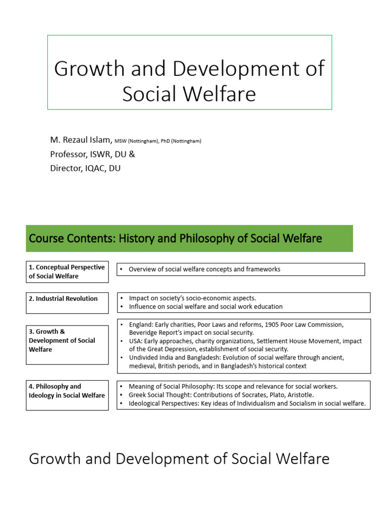 Evolution of Social Welfare Systems | PDF | Poverty | Poverty ...