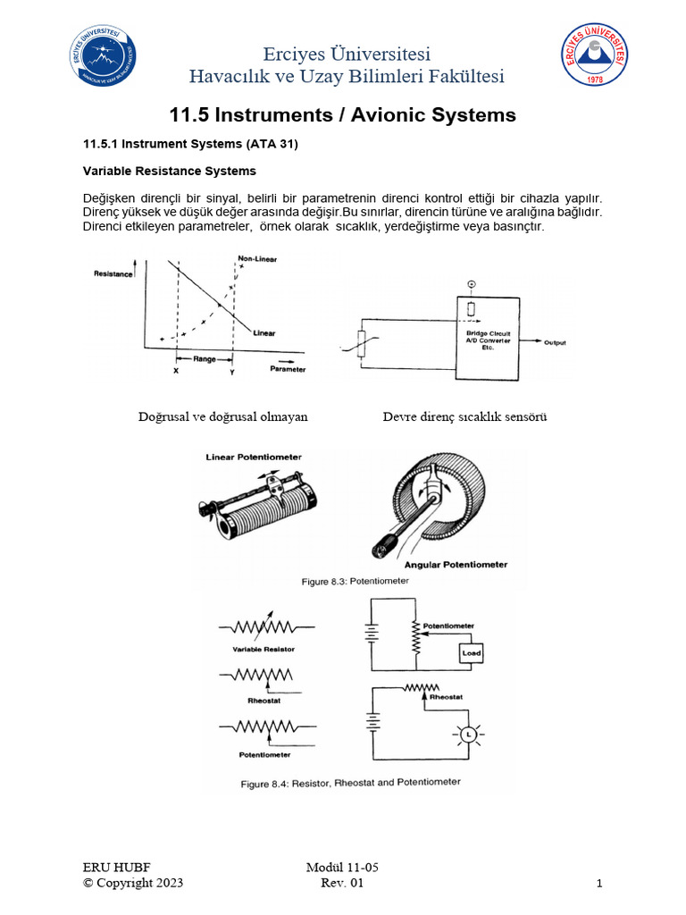 Modul - 11 - 05 İnstruments Avionic Systems (Ata 31) | PDF