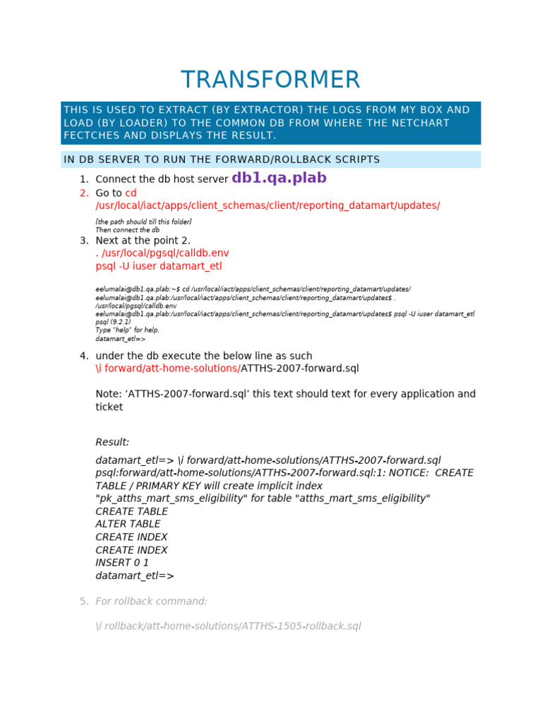ETL Process for Home Solutions Routing | PDF | Postgre Sql | Data ...