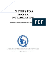 Six Steps To A Proper Notarization: The Things Every Notary Public Must Know