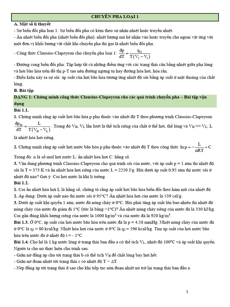 Chuyen Pha HS | PDF