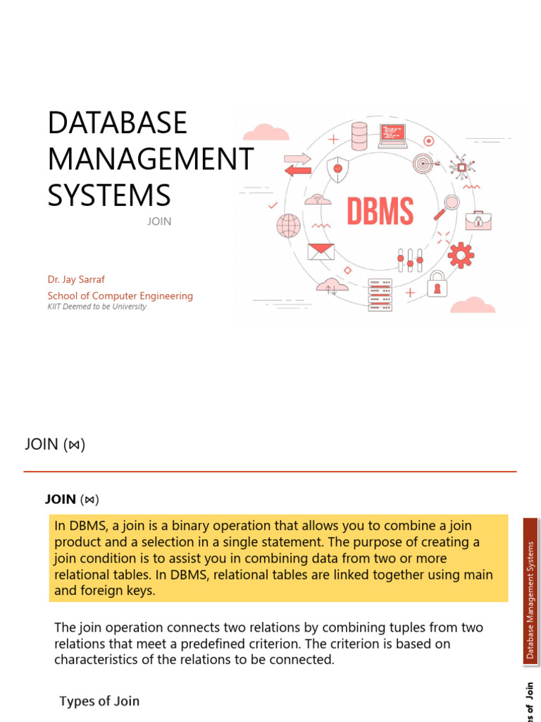 Types of Joins in DBMS Explained | PDF | Information Retrieval | Data