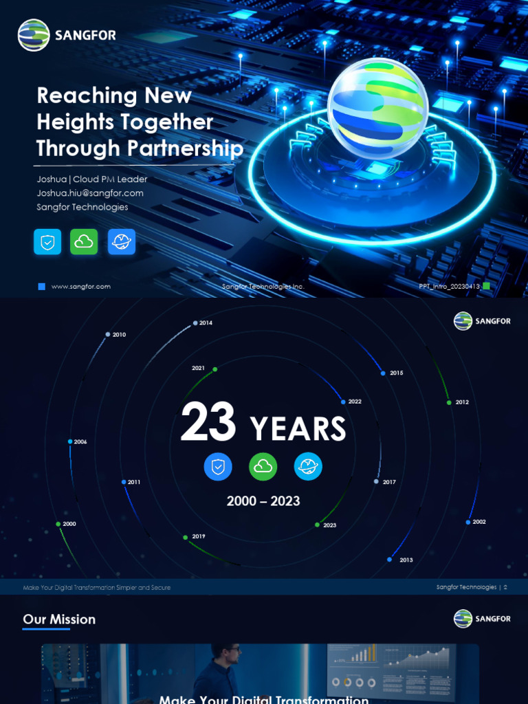 Sangfor Technologies: Secure Digital Transformation | PDF | Security ...