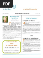 Download Flying High Newsletter MayJun 2012 - Unity by The Shore New Jersey by Unity by The Shore SN92030892 doc pdf