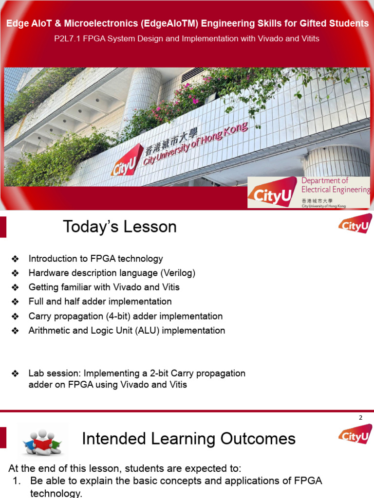 FPGA Design Skills for Students | PDF | Field Programmable Gate Array ...