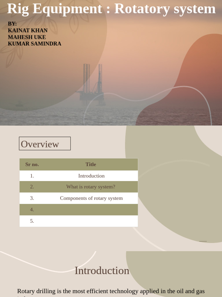 Understanding Rotary Drilling Systems | PDF | Drill | Mechanical ...