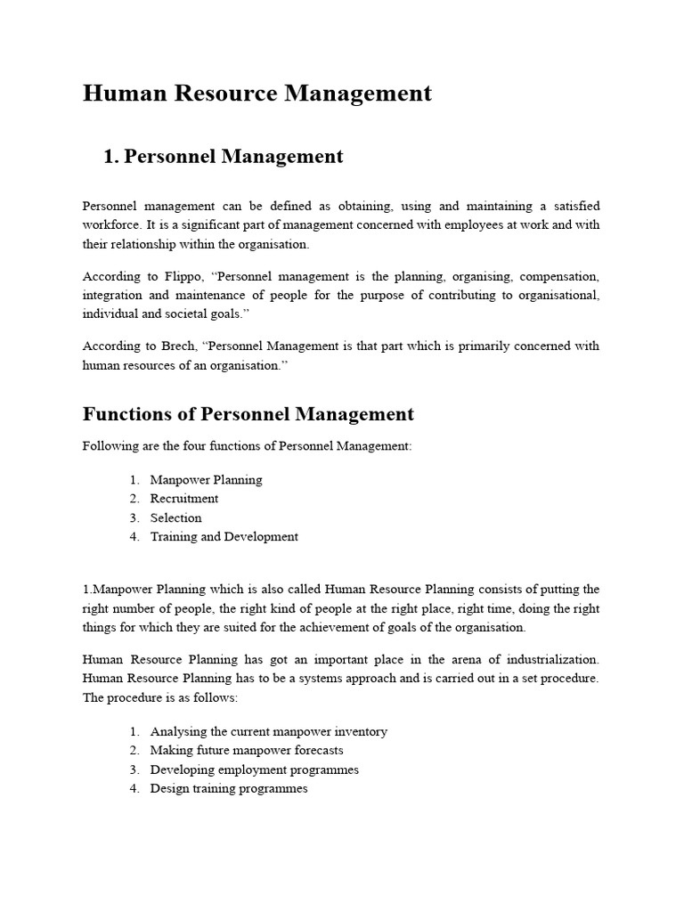 Human Resource Management Essentials | PDF | Motivational | Motivation