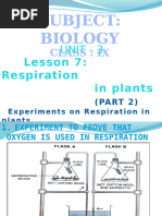 Practical Respiration and Germinating Seeds. | PDF | Reproduction ...