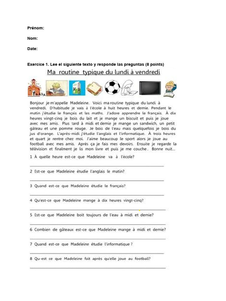 Épreuve Initiale | PDF