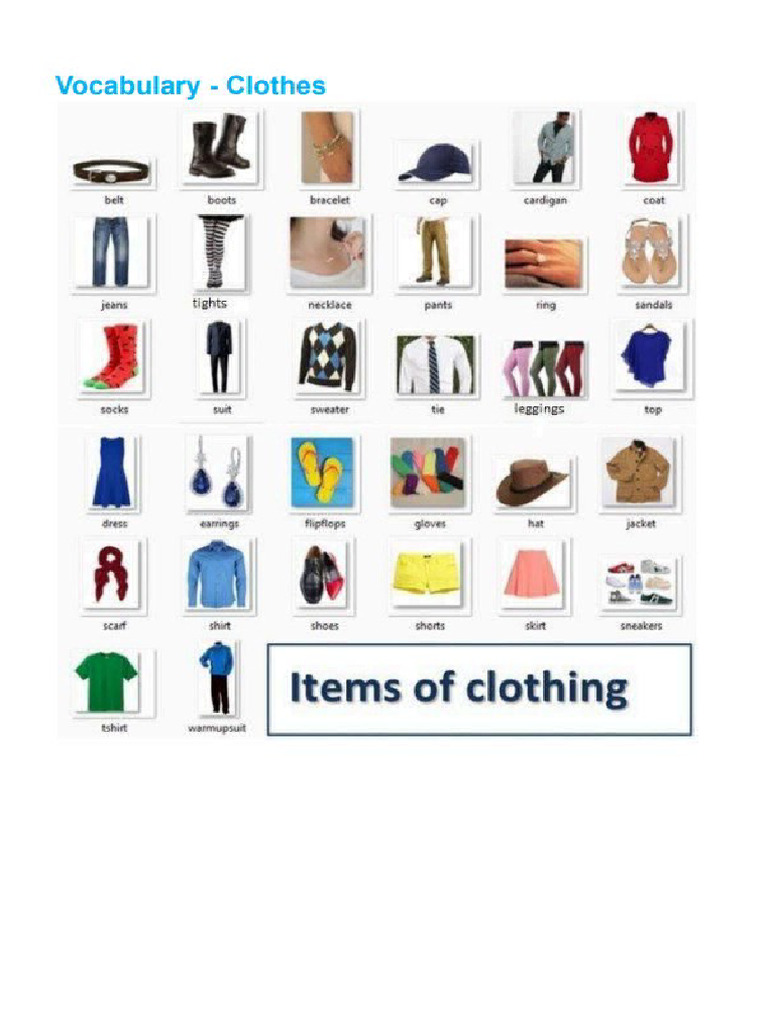 Clothes | PDF