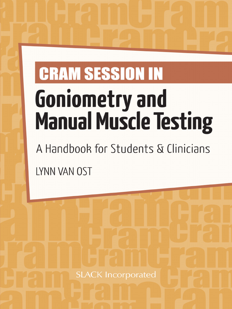 Goniometry & Muscle Testing Handbook | PDF | Anatomical Terms Of Motion ...