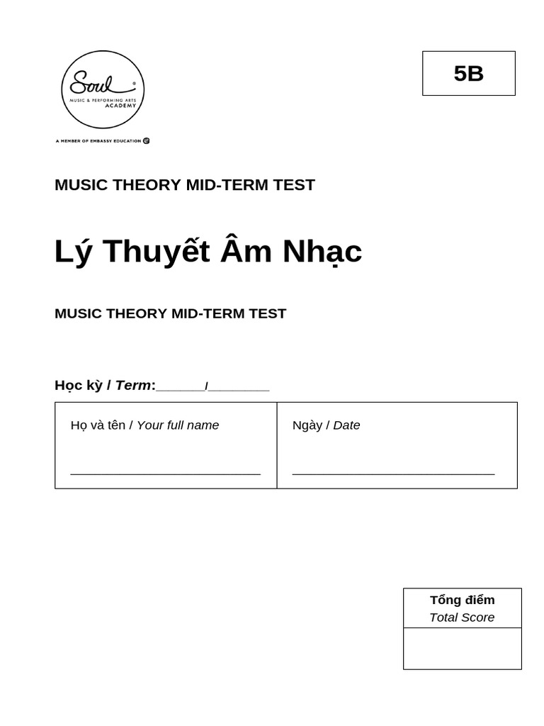 5b Midterm Test | PDF