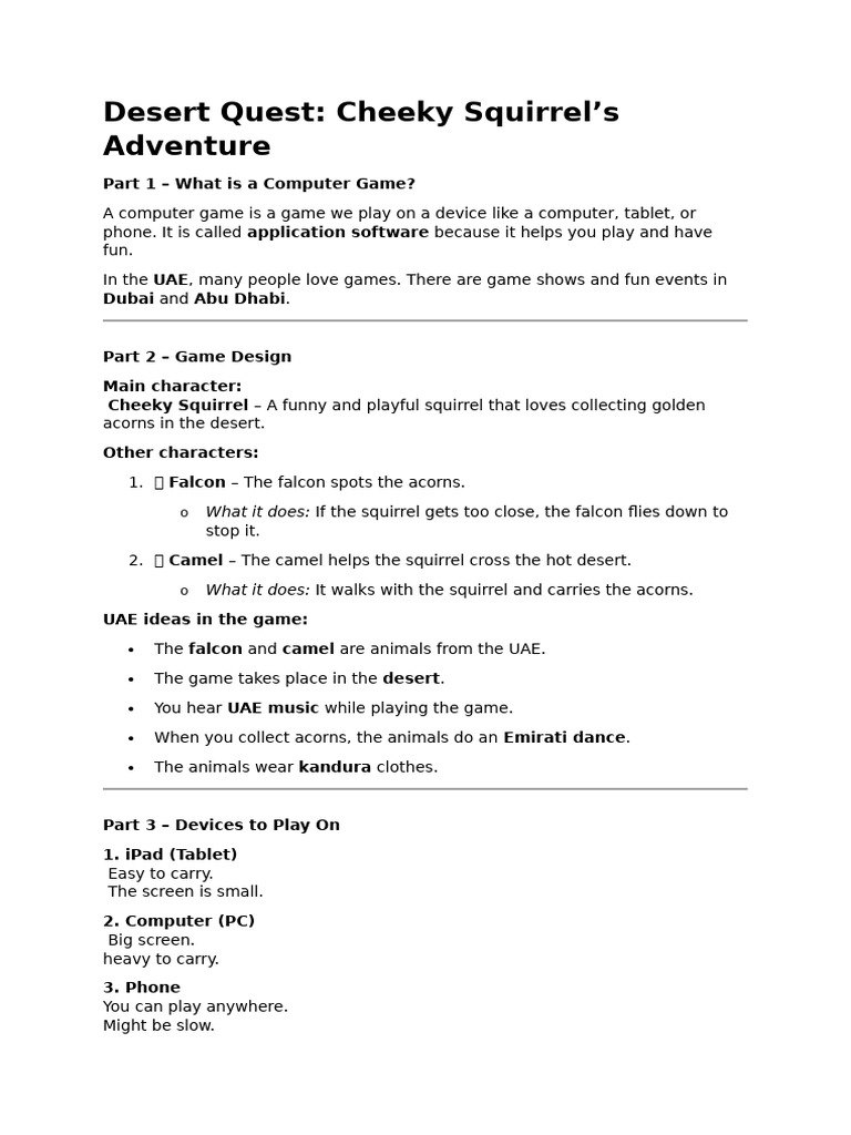 Ict Term 3 Project | PDF