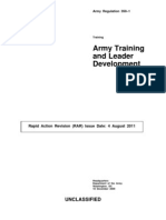 Army Training and Leader Development: Unclassified