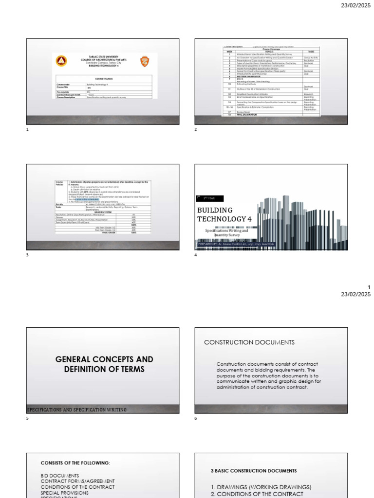 Specifications Writing in Construction | PDF | Specification (Technical ...