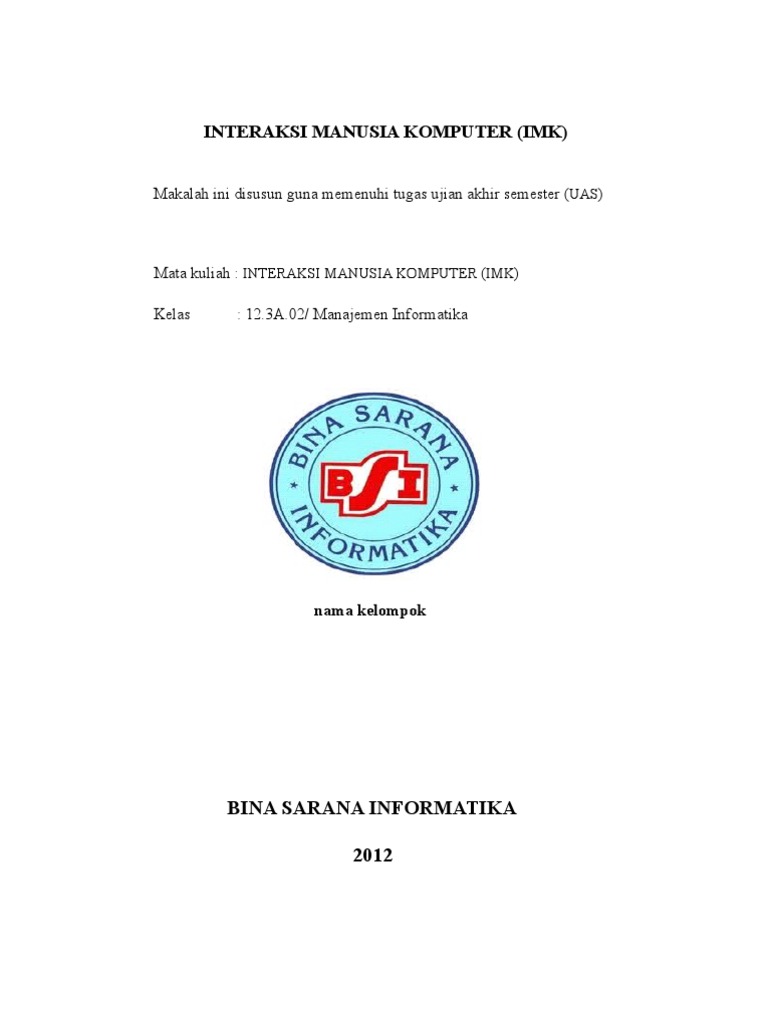Makalah Imk