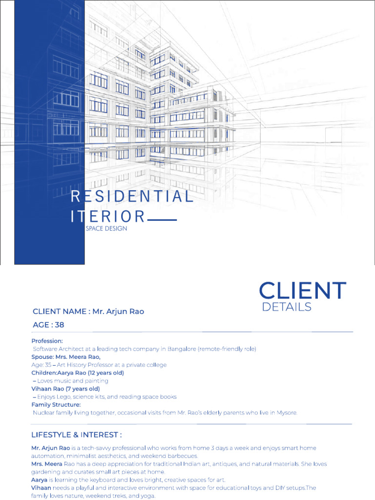 Residential Space Design Plans | PDF | Interior Design | Home