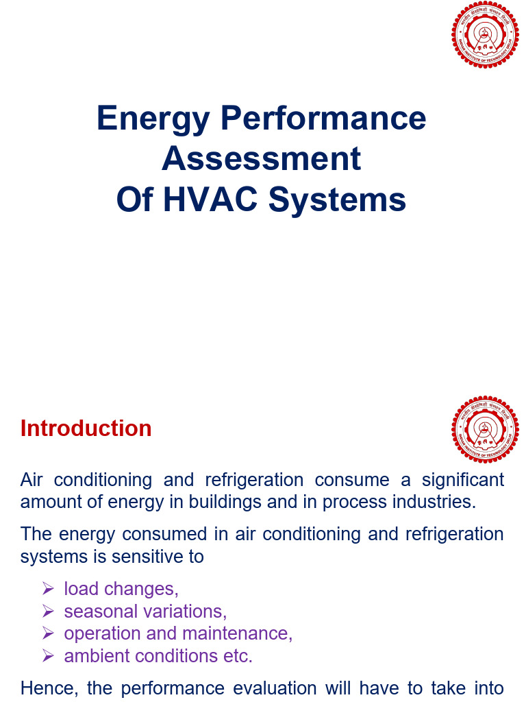 HVAC Energy Performance Assessment Guide | PDF | Refrigeration ...
