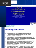 Lecture-1, Section 16, Reading 58, Forward Markets and Contracts