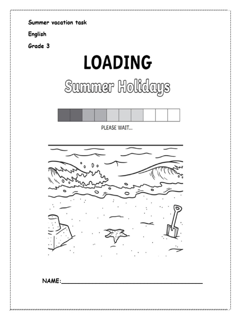 Summer Learning Tasks for Grade 3 | PDF | Pronoun | Verb
