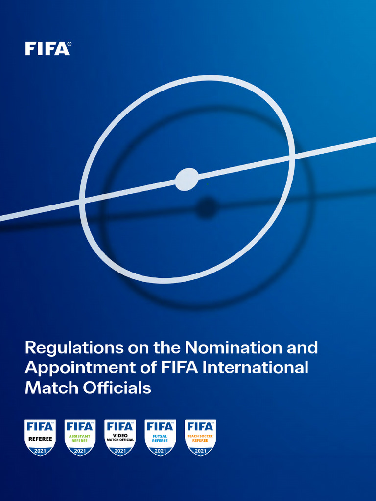 FIFA Match Officials Nomination Rules | PDF | Fifa | Justice