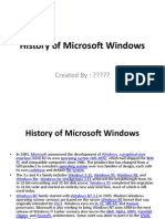 History of Microsoft Windows