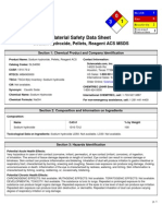 Sodium Hydroxide, Pellets, Reagent ACS MSDS: Section 1: Chemical Product and Company Identification