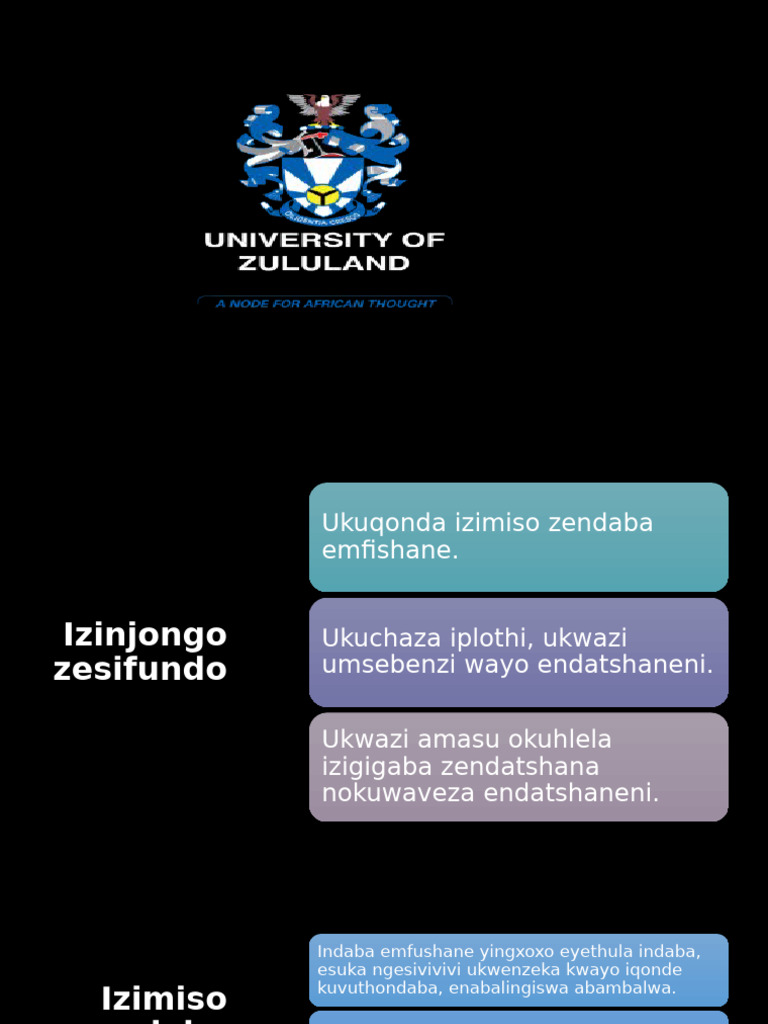 Ukuhlela Indaba Emfushane Yesizulu | PDF